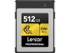 Lexar 512GB Professional GOLD CFexpress 4.0 Type A Memory Card LEXAR LCXEXPR512G-RNENG Lexar 512GB Professional GOLD CFexpress 4.0 Type A Memory Card LEXAR LCXEXPR512G-RNENG